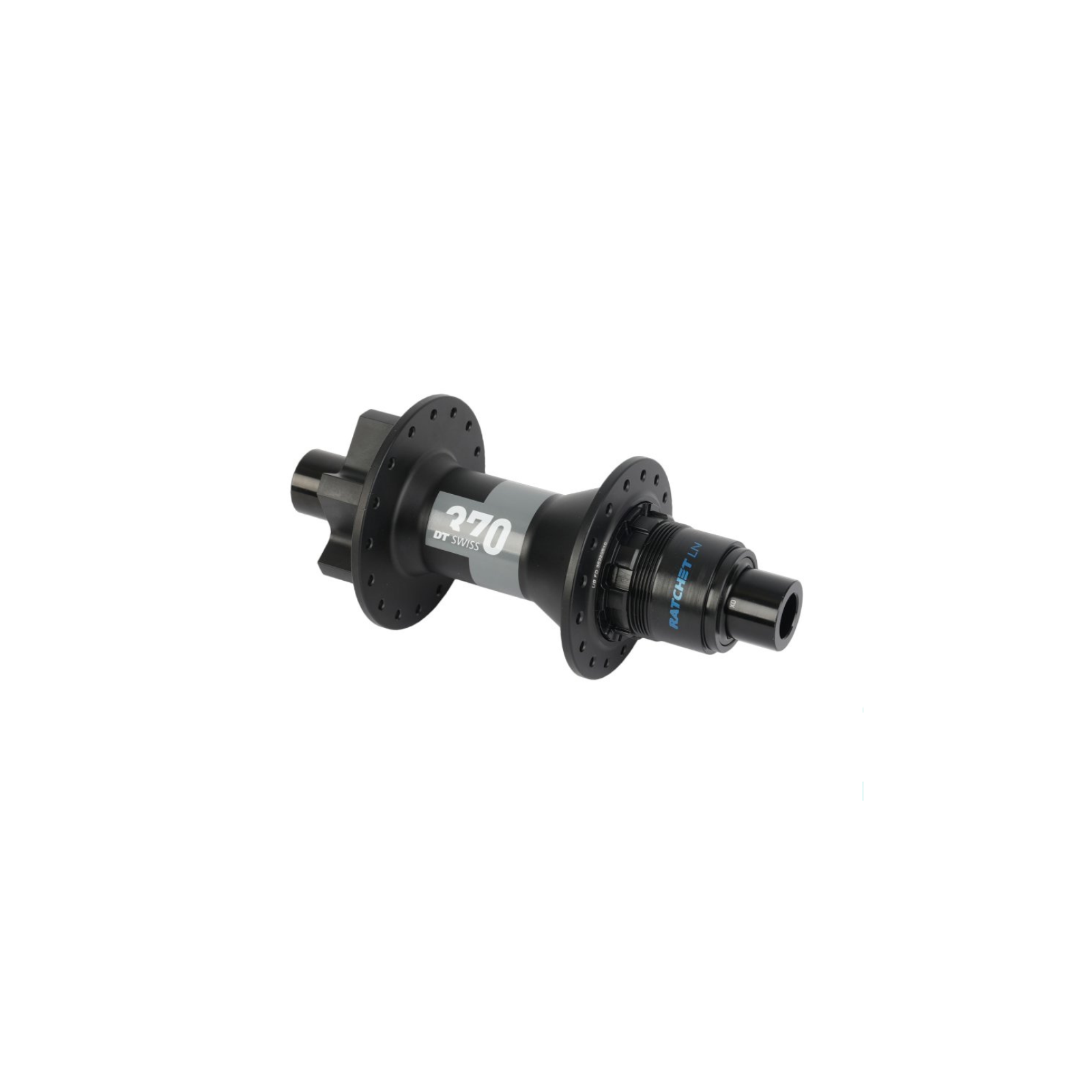 HR-Nabe 370 Classic 12/148mm Boost Steckachse, 32 Loch, 6 Bolt | Freilauf Sram XD